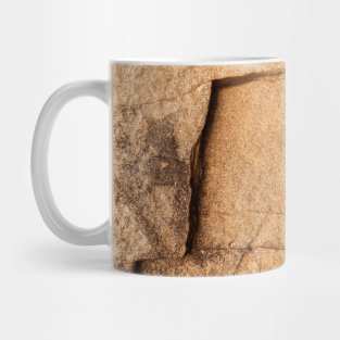 Obscure Straight Lines Carved Into Stone Surface Mug